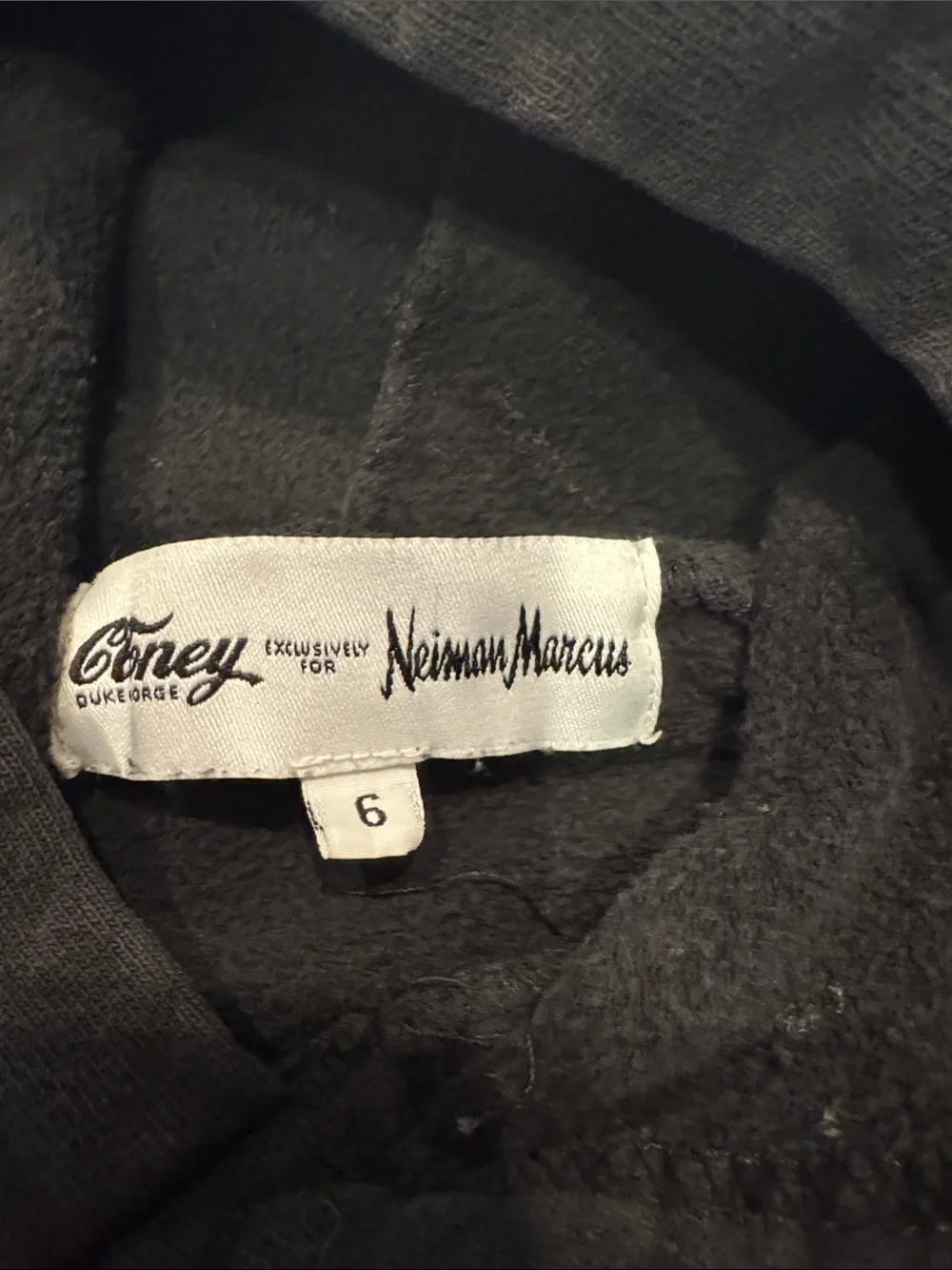 Kids size 6, Neiman Marcus x Cloney Hoodie